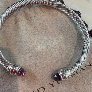 David Yurman amethyst stone bracelet